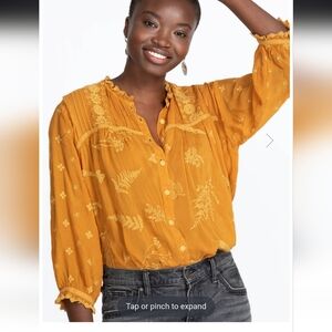 Johnny Was Fern Lily Blouse